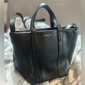 Balenciaga Laundry Cabas Tote Leather Bag